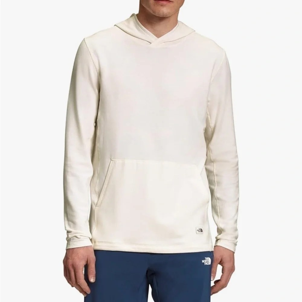 NWT THE NORTH FACE Men's TNF Terry Hoodie, TNF Beige , Medium
